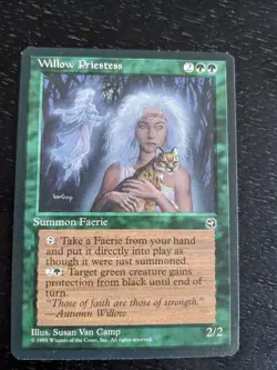 MTG Magic the Gathering - Willow Priestess - Near mint/Excellent - Image 1