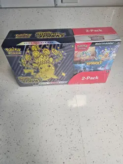 ✅ Pokemon Surging Sparks ETB & Booster Bundle Costco 2-pack. Factory Sealed - Image 1