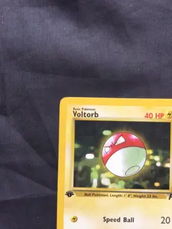 Pokemon Cards: Team Rocket 1st Edition Common: Voltorb 69/82 - Image 2