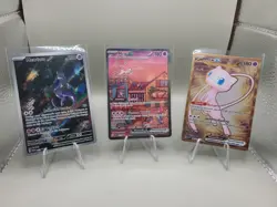 Pokemon TCG 151 UPC Promo Set Mew 053, Mewtwo 052, Metal Mew 205 - Image 1
