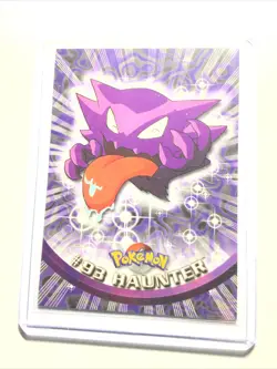 Topps Series 2 1999 TV Animation Ed HAUNTER #93 Pokemon Character Card - Image 1