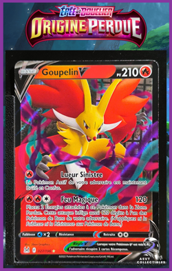 Carte Pokemon Goupelin V 027/196 EB11 Origine Perdue Epee Et Bouclier FR - Image 1