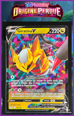 Carte Pokemon Giratina V 130/196 EB11 Origine Perdue Epee Et Bouclier FR - Image 1