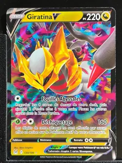 Carte Pokemon Giratina V 130/196 EB11 Origine Perdue Epee Et Bouclier FR - Image 2