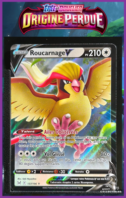 Carte Pokemon Roucarnage V 137/196 EB11 Origine Perdue Epee Et Bouclier FR - Image 1