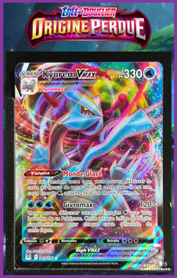 Carte Pokemon Kyurem VMAX 049/196 EB11 Origine Perdue Epee Et Bouclier FR - Image 1