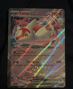 Pokemon TCG Latias EX Surging Sparks Scarlet & Violet Double Rare Card 76/191 NM - Image 1