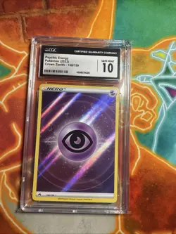 Pokemon TCG Psychic Energy Crown Zenith 156/159 -CGC 10 Gem Mint - Image 1