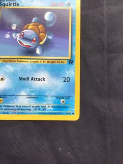 Pokemon Cards: Team Rocket 1st Edition Common: Squirtle 68/82 - Image 4