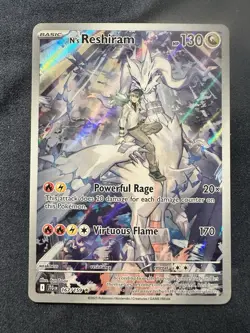 N's Reshiram 167/159 Sv09: Journey Together Holo Illustration Rare Pokemon - Image 1