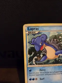 Pokemon TCG Lapras HGSS14 Holo Promo HeartGold SoulSilver 🌟Holo Bleed🌟 - Image 2