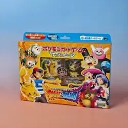 ASH VS TEAM ROCKET DECK KIT PIKACHU & MIMIKYU POKEMON SEALED WITH COIN 2017 JPN - Image 1