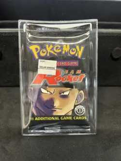 1st EDITION POKEMON TEAM ROCKET SEALED Pack - New Sealed HEAVY 21 grams! - Image 1
