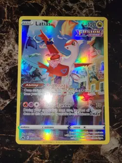 Pokemon TCG Sword & Shield Crown Zenith Latias GG20/GG70 Pack Fresh MINT! - Image 2