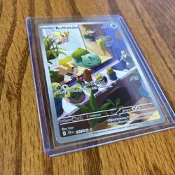 Pokemon TCG Bulbasaur Illustration Card Stellar Crown 143/142 NM/M Condition - Image 4