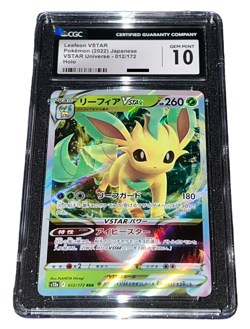Pokemon - Leafeon VSTAR - CGC 10 - 2022 VSTAR Universe - JP - Graded Slab - Image 1
