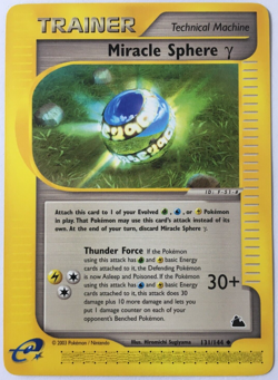 POKEMON MIRACLE SPHERE Y 131/144 SKYRIDGE UNCOMMON TRAINER NEAR MINT - Image 1