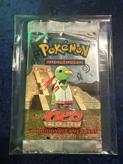 Pokemon Neo Discovery Booster Pack - English (Made in Belgium) - Rare Long Crimp 742818062909 - Image 1