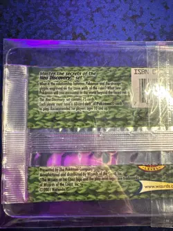 Pokemon Neo Discovery Booster Pack - English (Made in Belgium) - Rare Long Crimp 742818062909 - Image 3