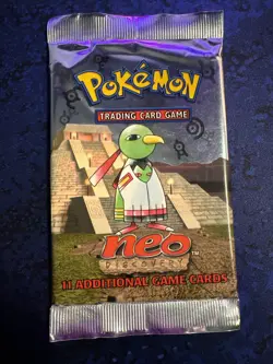 Pokemon Neo Discovery Booster Pack - English (Made in Belgium) - Rare Long Crimp 742818062909 - Image 5