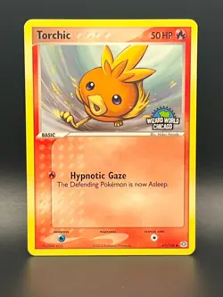 Pokemon TCG- Torchic Wizard World Chicago Rare Promo 2005 Ex Emerald #69 -NM+ - Image 1