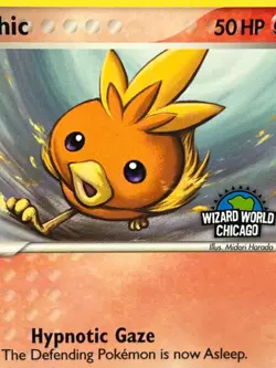 Pokemon TCG- Torchic Wizard World Chicago Rare Promo 2005 Ex Emerald #69 -NM+ - Image 3