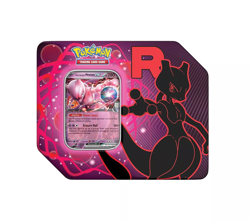 Pokemon TCG Team Rocket Mewtwo Tin *In-Hand* - Image 1