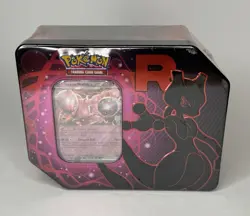 Pokemon Destined Rivals Team Rocket Tin - Mewtwo EX - NEW Sealed - Image 1
