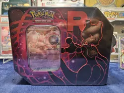 Sealed Pokemon TCG Team Rocket Mewtwo Ex Tin - Image 1