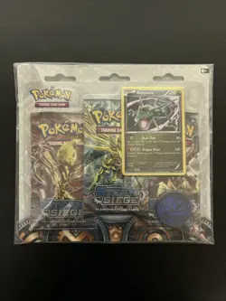 Pokemon TCG: XY Steam Siege Rayquaza 3 Pack Blister New Factory Sealed - Image 1