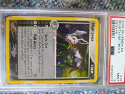 2005 Pokemon EX Deoxys Mightyena #12 Rare Holo PSA 9 - Image 1