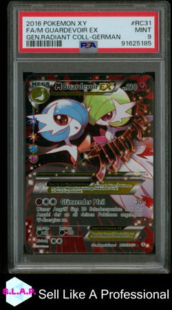FA/M GUARDEVOIR EX GER POKEMON XY GENERATIONS RADIANT COLL 2016 RC31 PSA 9 - Image 1