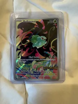 Pokemon Bulbasaur 133/132 Pokemon TCG Mega Evolution Stamped Promo FLAWLESS - Image 1