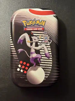 Unova Mini Tin Set of 8 Display Box EMPTY Pokemon Black Bolt 🖤 White Flare 🤍 - Image 3