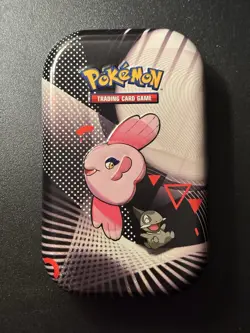 Unova Mini Tin Set of 8 Display Box EMPTY Pokemon Black Bolt 🖤 White Flare 🤍 - Image 4