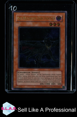 NEO-WELTRAUM DARK PANTHER YUGIOH ULTIMATE RARE POTD-DE005 2006 DEUTSCH - Image 1