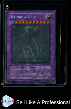 RAINBOW NEOS YUGIOH GHOST RARE 1ST EDITION PHANTOM DARKNESS PTDN-EN044 2008 EN - Image 1