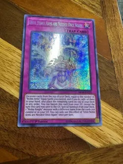 Until Noble Arms are Needed Once Again MP19-EN225 1st Ed Secret Rare PL + BONUS - Image 1