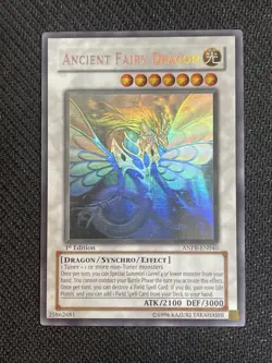 2009 YU-GI-OH! Ancient Fairy Dragon (Ghost Rare) ANPR "1st Edition" EN040 - Image 1