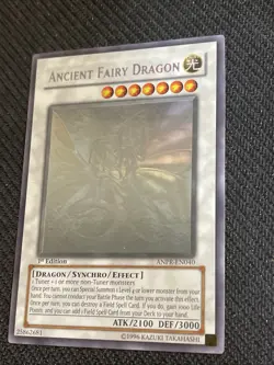 2009 YU-GI-OH! Ancient Fairy Dragon (Ghost Rare) ANPR "1st Edition" EN040 - Image 3