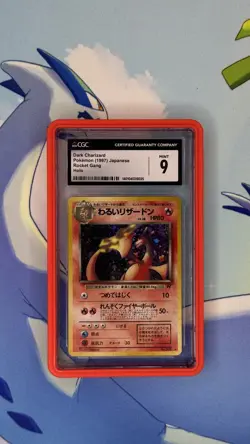 CGC 9 Dark Charizard Holo 1997 Rocket Gang (Japanese) Graded Pokemon Card - Image 1