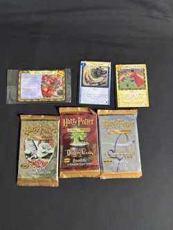 Harry Potter Trading Card Game: Diagon Alley,Booster, Quidditch Cup 3 Packs + - Image 1