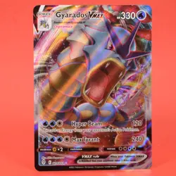 Pokemon English TCG Card Evolving Skies Gyarados VMAX 029/203 Holo - Image 1