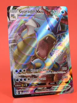 Pokemon English TCG Card Evolving Skies Gyarados VMAX 029/203 Holo - Image 3