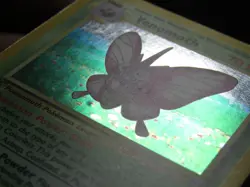 1st Edition Venomoth 13/64 Holo Jungle Pokemon Card (Light Played) - Image 2