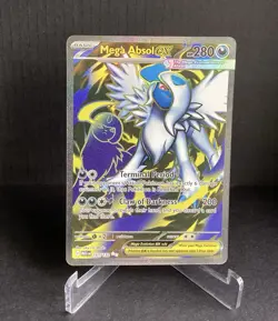 ✨Mega Absol ex 161/132 Me01: Mega Evolution Holo Rare Pokemon Card NM✨ - Image 1