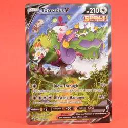 Pokemon English TCG Card Chilling Reign Tornadus V 185/198 Full Art - Image 1