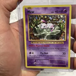 Pokemon Mew TCG Card Holo Rare XY Evolutions Card 53/108 LP/NM Pokemon 2016 - Image 1