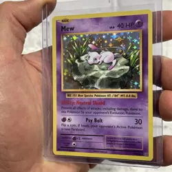 Pokemon Mew TCG Card Holo Rare XY Evolutions Card 53/108 LP/NM Pokemon 2016 - Image 2