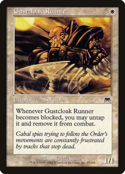 GUSTCLOAK RUNNER - Onslaught - MTG Magic the Gathering Card - Common - Image 1